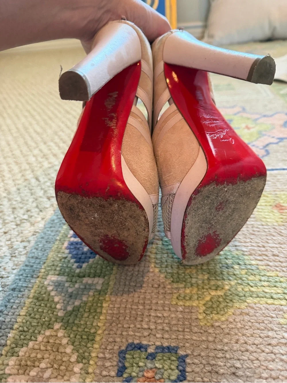 Christian Louboutin elegant blush